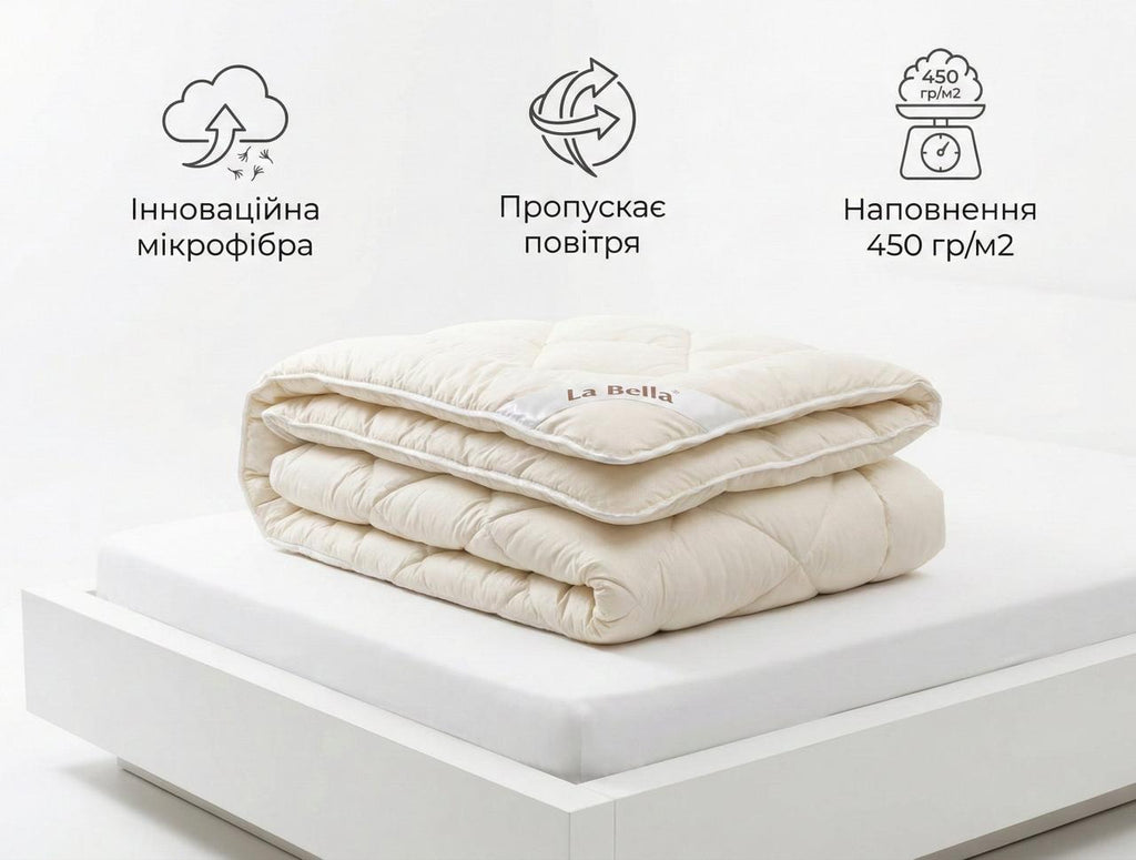 Ковдра всесезонна / Біла